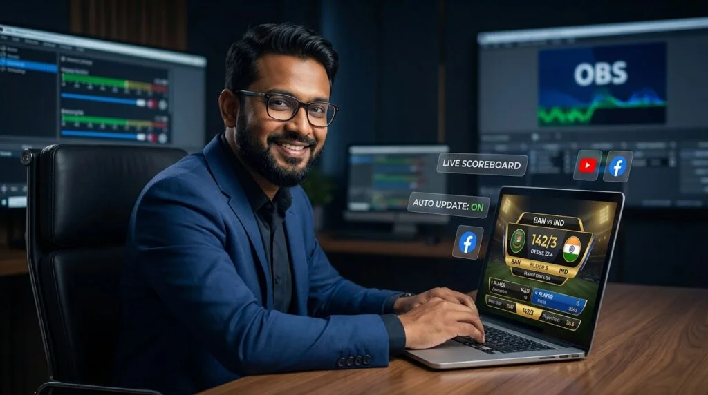 Cricket Score Live Template StreamFlow